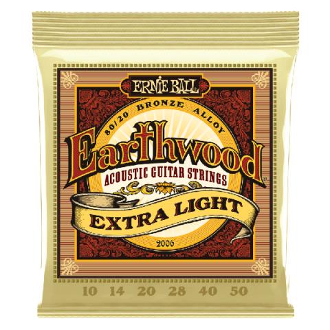 ERNIE BALL-アコギ弦2006 Earthwood Extra Light 80/20 10-50