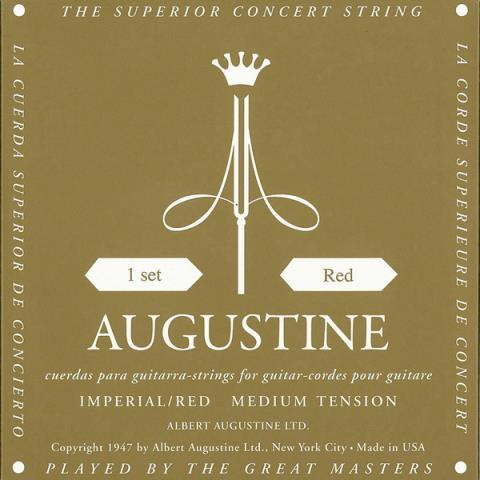 AUGUSTINE-クラシックギター弦IMPERIAL/RED Set Medium Tension