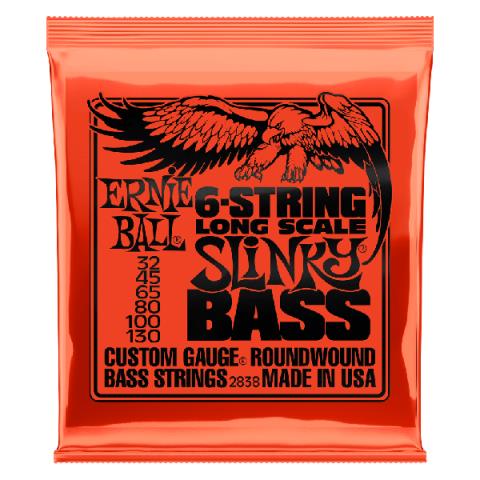 ERNIE BALL-エレキベース弦2838 Slinky 6-String 32-130