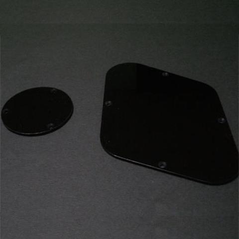 Montreux-バックパネルセット453 HIST LP Black back plate set plain