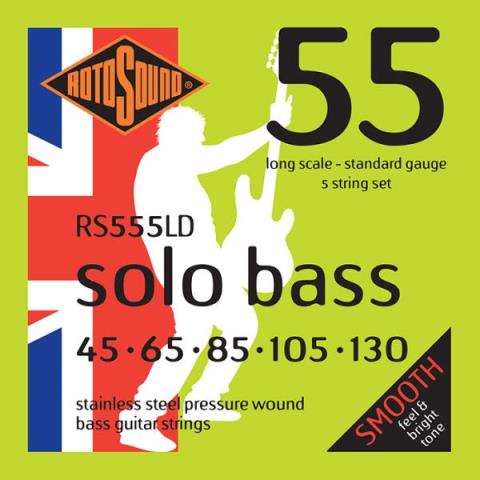 ROTOSOUND-5弦エレキベース弦RS555LD 5弦 Stainless Pressure Wound Standard 45-130
