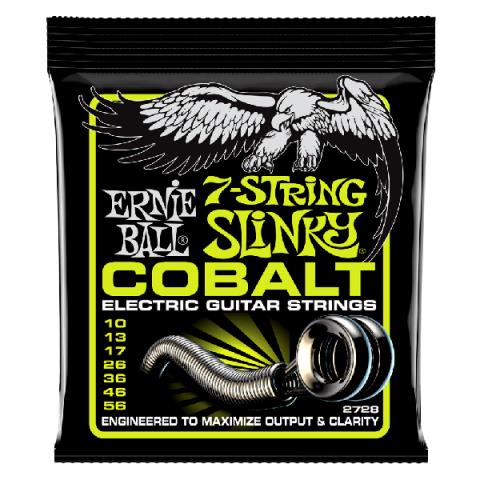 ERNIE BALL-エレキギター弦2728 Regular Slinky Cobalt 7-String 10-56