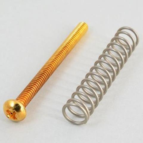 Montreux-ピックアップネジ8257 HB P/U height screws inch Gold