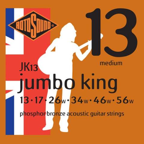 ROTOSOUND-アコギフォスファー弦JK13 Phospher Bronze Medium 13-56