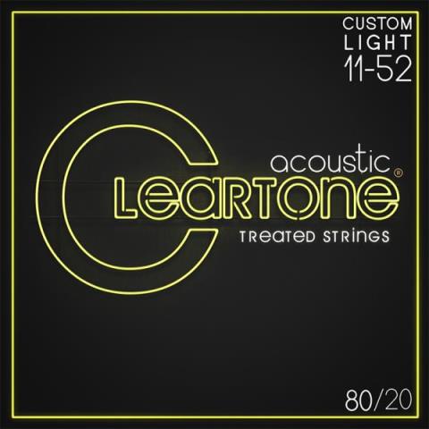 Cleartone-アコースティックギター弦7611 Custom Light 11-52