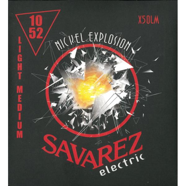 SAVAREZ-エレキギター弦X50LM Light Medium 10-52