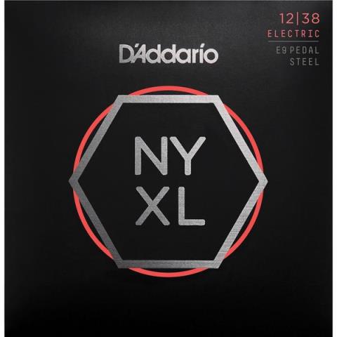 D'Addario-ペダルスティールギター弦NYXL1238PS Pedal Steel, Custom Medium 12-38