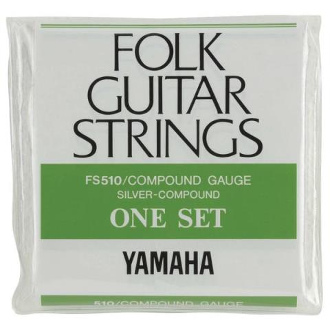 YAMAHA-シルバーコンパウンドアコースティックギター弦FS510 Compound