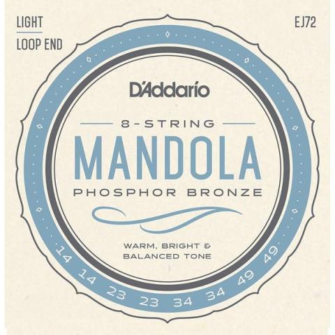 D'Addario-マンドーラ弦EJ72 Mandola, Light 14-49