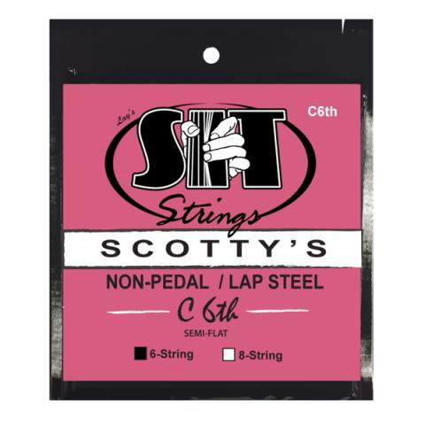 SIT-ラップスチール用セミフラット弦SC6C6TH