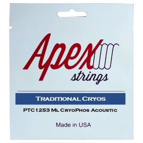 apex-アコースティックギター弦PTC1253 Medium Light 12-53