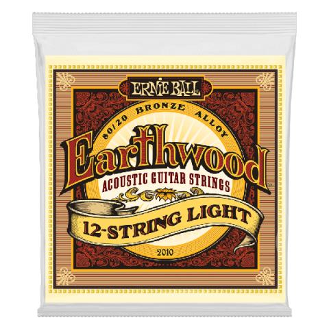 ERNIE BALL-12弦アコースティックギター弦2010 Earthwood Light 12-String 80/20 09-46