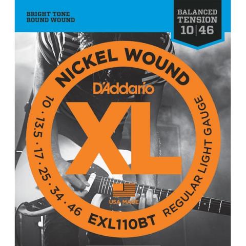 D'Addario-エレキギター弦EXL110BT Balanced, Regular Light 10-46