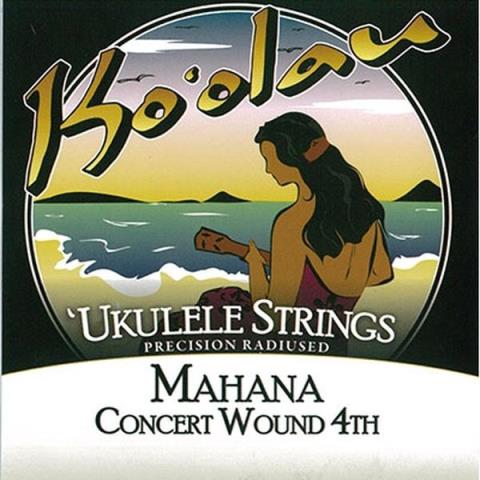 KO'OLAU-コンサートウクレレ弦MAHANA CONCERT WOUND 4TH