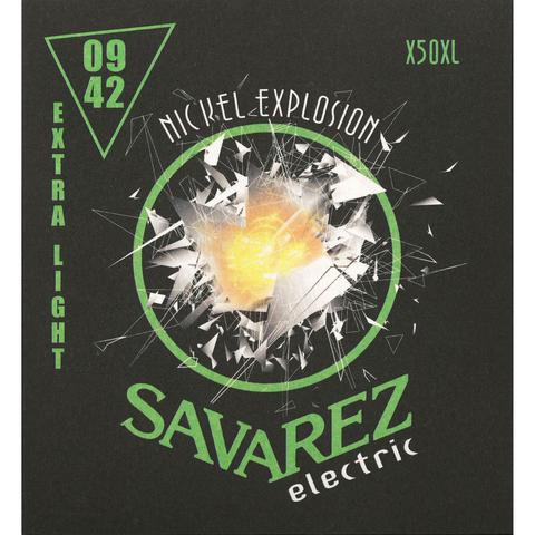 SAVAREZ-エレキギター弦X50XL Extra Light 09-42