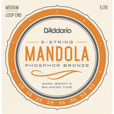 D'Addario-マンドーラ弦EJ76 Mandola, Medium 15-52