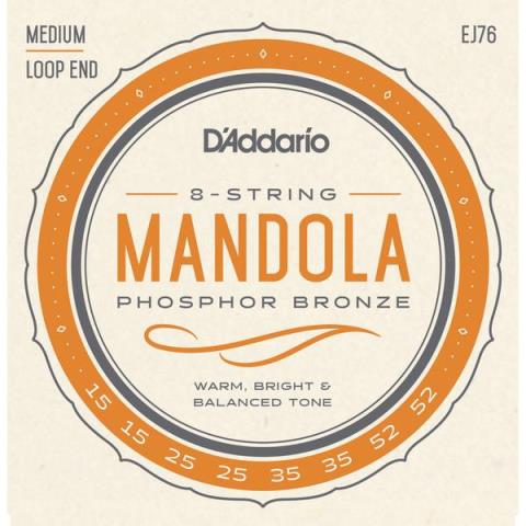 D'Addario-マンドーラ弦EJ76 Mandola, Medium 15-52