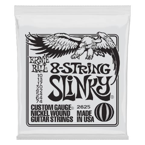 ERNIE BALL-8弦エレキギター弦2625 Slinky 8-String 10-74