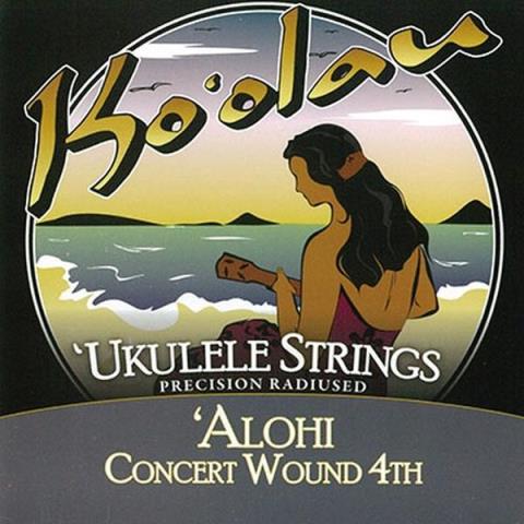 KO'OLAU-コンサートウクレレ弦ALOHI CONCERT WOUND 4TH