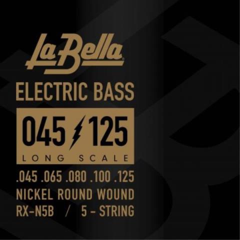 La Bella-5弦エレキベース弦RX-N5B 5弦 45-125