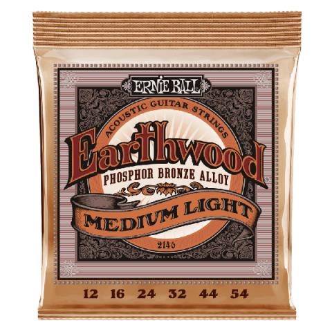 ERNIE BALL-アコギ弦2146 Earthwood Medium Light Phosphor 12-54