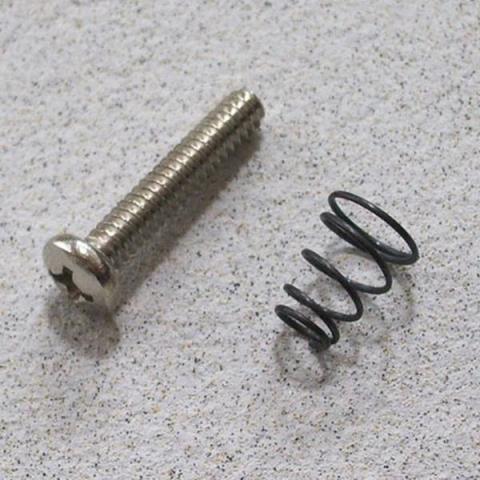 Montreux-ピックアップネジ477 Single P/U height screws inch Nickel