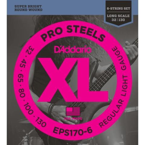 D'Addario-6弦エレキベース弦EPS170-6 6弦 Regular Light 32-130