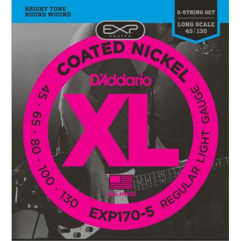 D'Addario-5弦エレキベース弦
EXP170-5 Regular Light 45-130