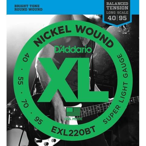 D'Addario-エレキベース弦EXL220BT Balanced Tension Super Light 40-95