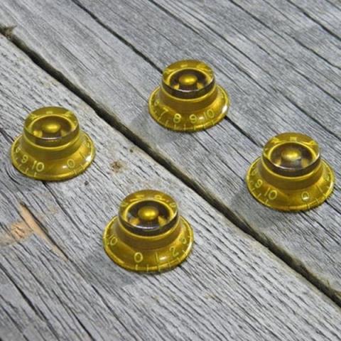 Montreux-コントロールノブセット8704 Top Hat knob set Gold ver.2