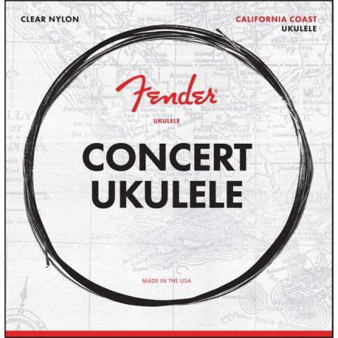 Fender-ウクレレ弦Concert Ukulele Strings, Set of Four