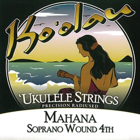 KO'OLAU-ソプラノウクレレ弦
MAHANA SOPRANO WOUND 4TH