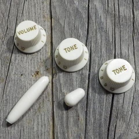 1417 62 Strat Nylon Knob set new (gold letters)サムネイル