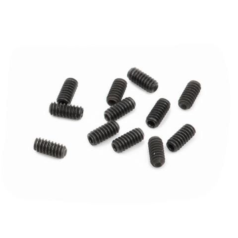 Fender-サドルネジAmerican Series Guitar Bridge Saddle Height Adjustment Screws (1/4"), Black (12)