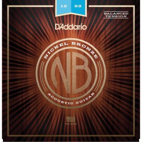 D'Addario-アコースティックギター弦NB1252BT Balanced Tension Light 12-52