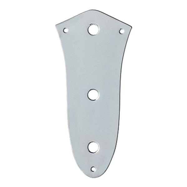 Fender-コントロールパネルAmerican Vintage '62 Jazz Bass Control Plate, Chrome (3-Hole)