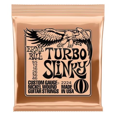 ERNIE BALL-エレキギター弦2224 Turbo Slinky 9.5-46