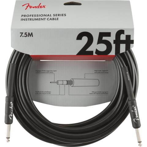 Professional Series Instrument Cable, Straight/Straight, 25', Blackサムネイル
