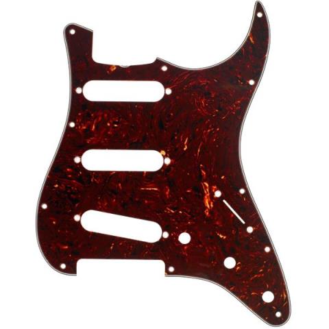 Fender-ピックガードPickguard, Stratocaster S/S/S,  (with Truss Rod Notch), 11-Hole Vintage Mount, Tortoise Shell, 4-Ply