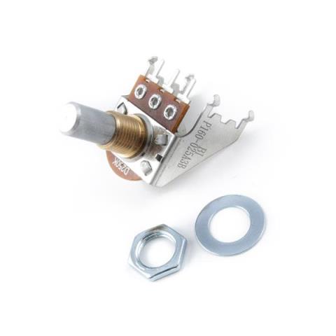 Fender-ポット250K Audio Taper Snap-In Potentiometer, Solid Shaft