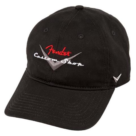 Fender Custom Shop-キャップBaseball Hat, Black, One Size Fits Most