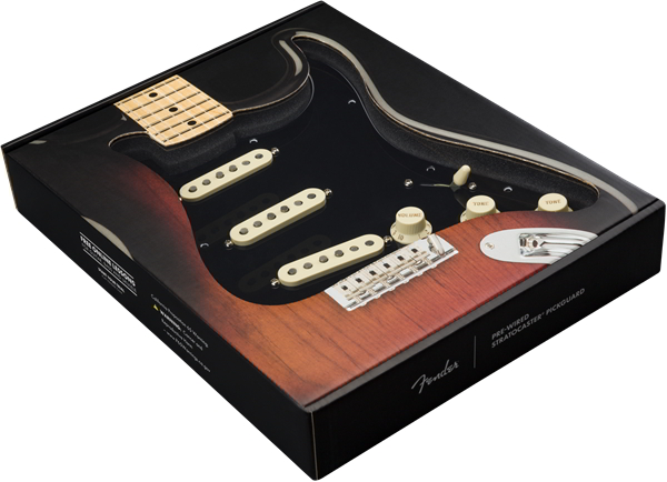 Pre-Wired Strat Pickguard, Fat 50's SSS, Black 11 Hole PG追加画像 Pre-Wired Strat Pickguard, Fat 50's SSS, Black 11 Hole PG追加画像