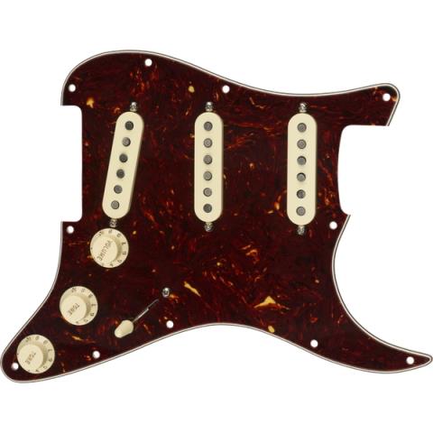 Fender Custom Shop-ピックガードPre-Wired Strat Pickguard, Texas Special SSS, Tortoise Shell 11 Hole PG