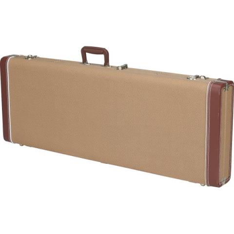 G&G Deluxe Jazz Bass® Hardshell Case, Tweed with Red Poodle Plush Interiorサムネイル