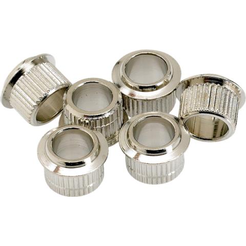 Fender-Vintage-Style Guitar Tuning Machine Bushings (6), Nickel