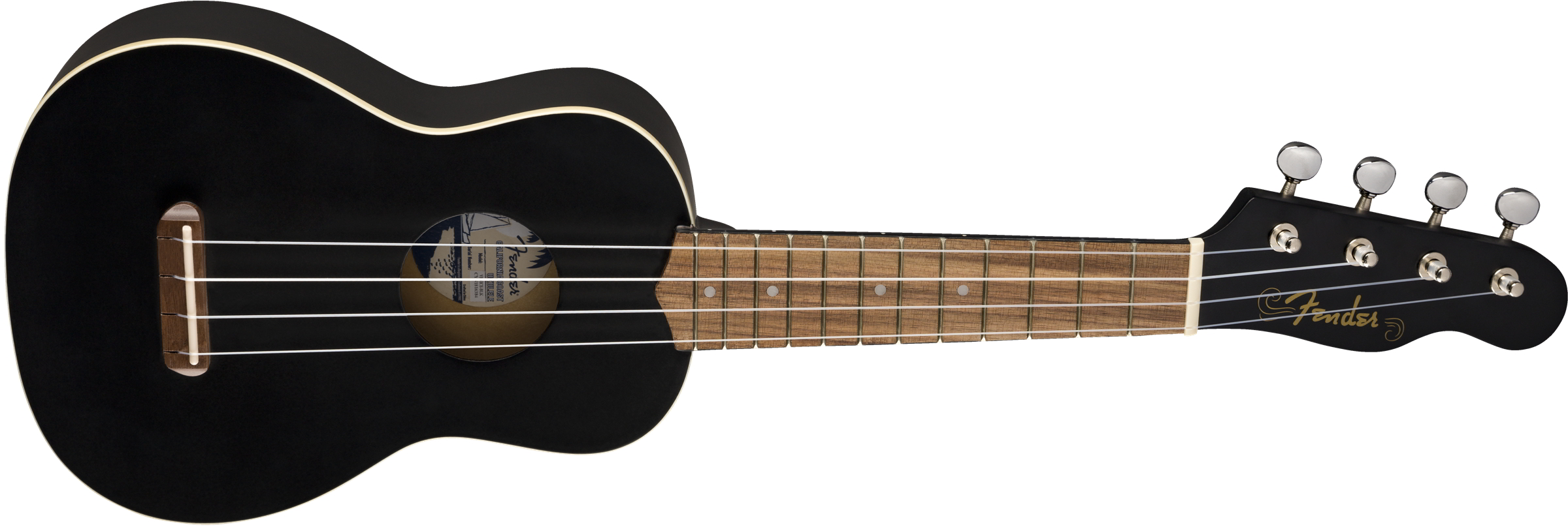 Venice Soprano Uke, Walnut Fingerboard, Black追加画像 Venice Soprano Uke, Walnut Fingerboard, Black追加画像