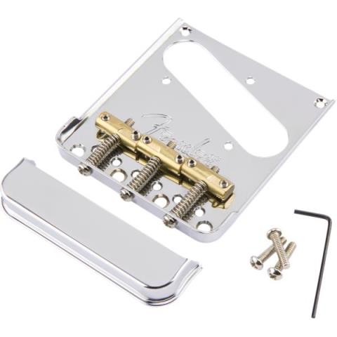 Fender-テレキャスター用ブリッジ3-Saddle American Pro Telecaster Bridge Assembly (Chrome)