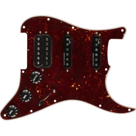 Pre-Wired Strat Pickguard, Shawbucker Bridge/Gen 4 Noiseless Neck/Middle HSS, Tortoise Shell 11 Hole PGサムネイル