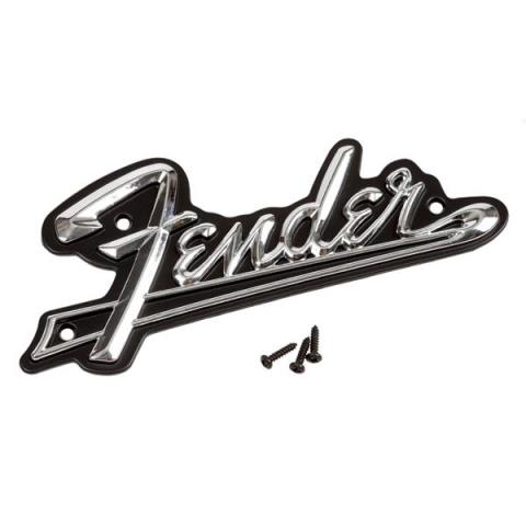 Fender-Fender Blackface Amplifier Logo, Silver/Black