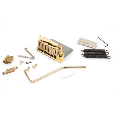 Fender-ストラトキャスター用トレモロユニットAmerican Series Stratocaster ('86-'07) Tremolo Bridge Assembly (Gold)